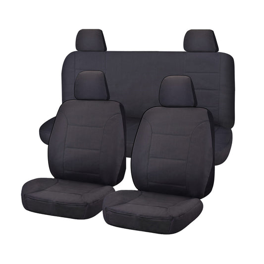 Challenger Canvas Seat Covers - For Nissan Frontier D23 Series 1-3 NP300 Dual Cab (2015-2017) | Auzzi Store