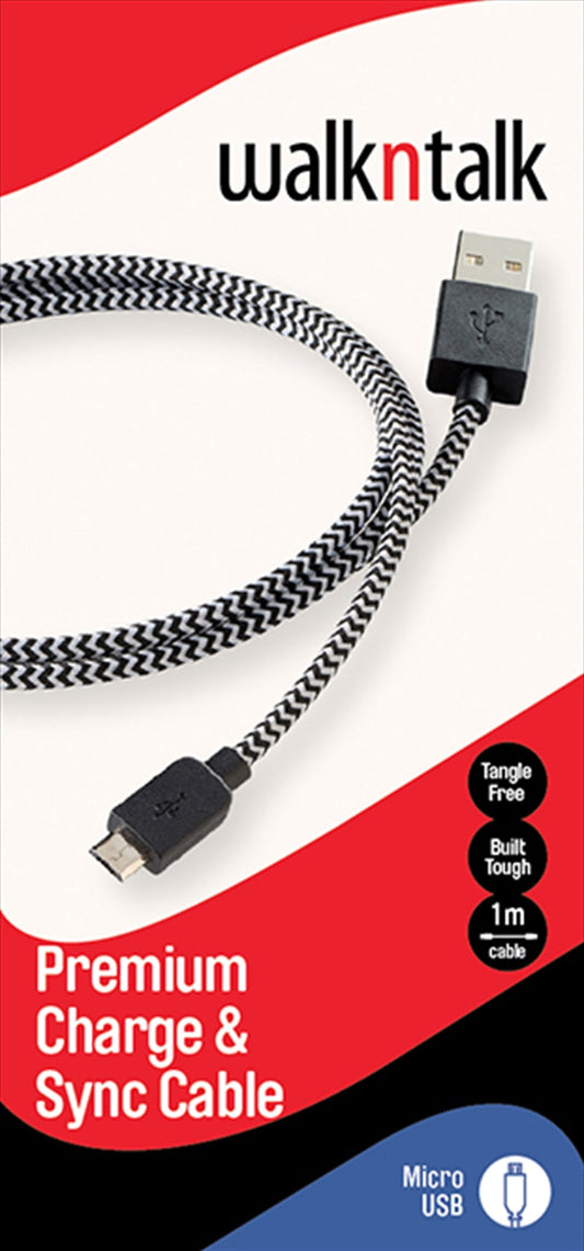 Charge Sync Cable Micro USB Black | Auzzi Store