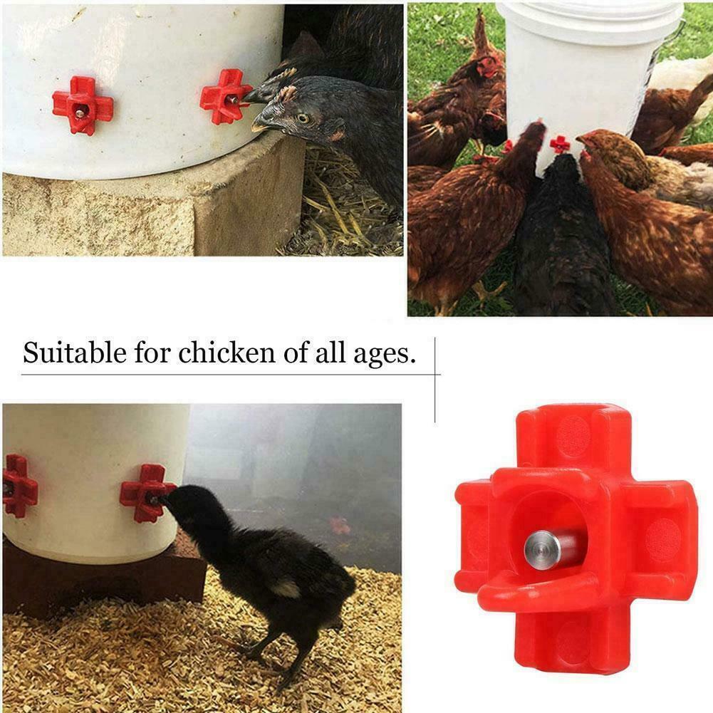 Cheeky Chooka Horizontal Poultry Water Nipple 5Pk | Auzzi Store