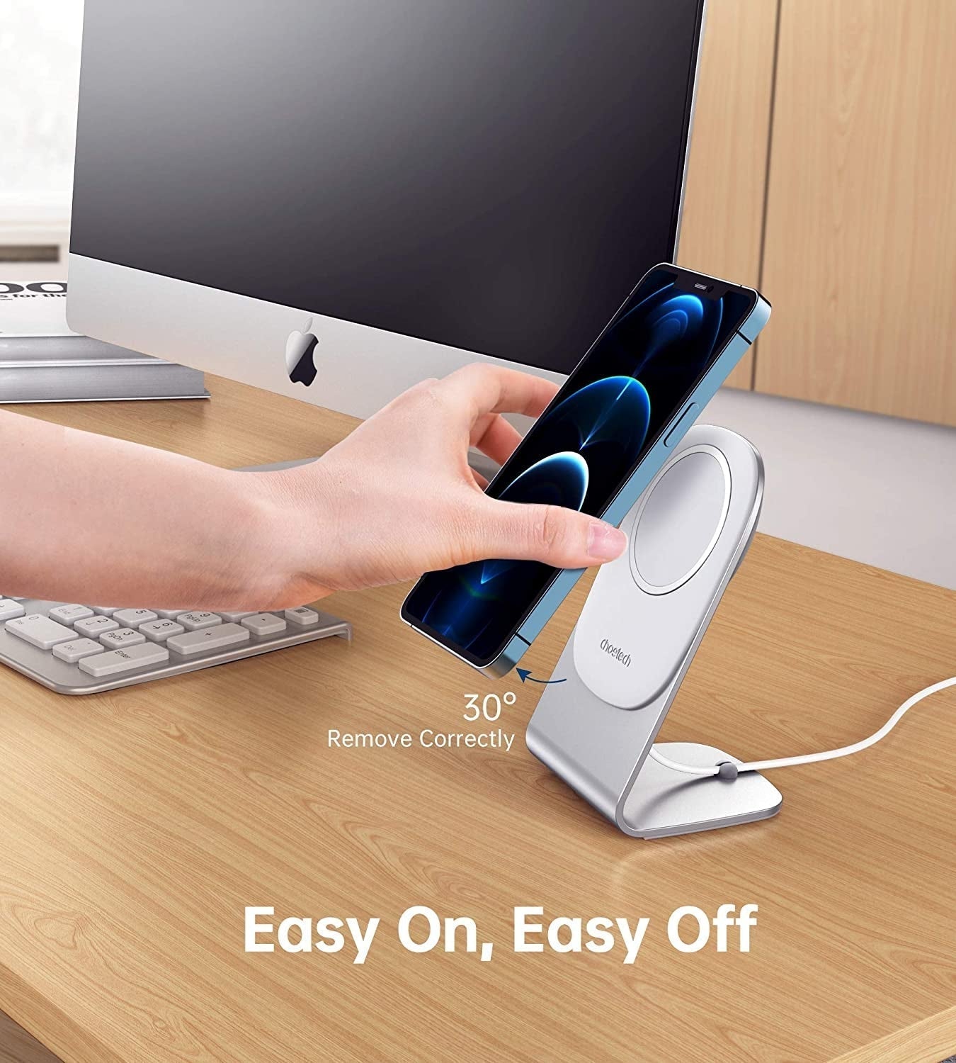 Choetech H046 Phone Stand For MagSafe Charger Aluminum (Stand Only) | Auzzi Store