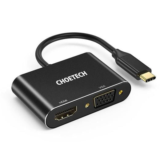 Choetech HUB-M17 USB-C TO HDMI VGA ADAPTER | Auzzi Store