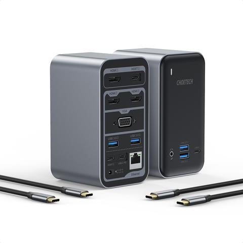 Choetech HUB-M21 15-in-1 USB C Docking Station | Auzzi Store