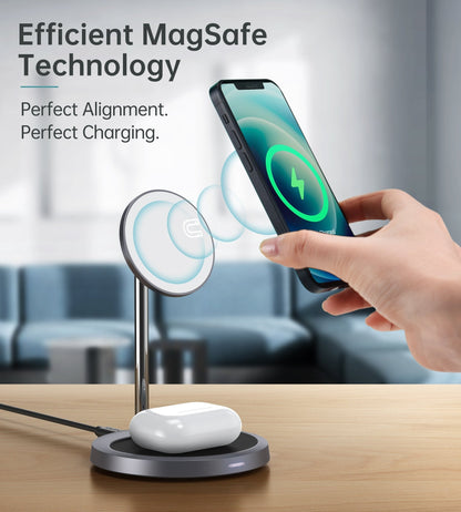 Choetech T575-F MagSafe iPhone Magnetic Wireless Charger Stand | Auzzi Store