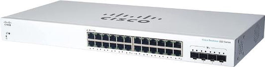 Cisco CBS220 Smart 24-port GE, 4x1G SFP | Auzzi Store