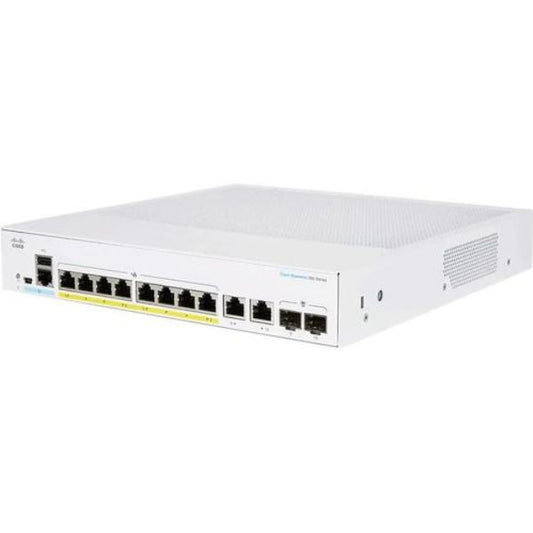 Cisco CBS250 Smart 8-port GE, Full PoE, Ext PS, 2x1G Combo | Auzzi Store
