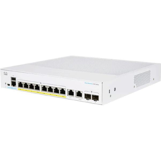 Cisco CBS350 Managed 8-port GE, Full PoE, 2x1G Combo | Auzzi Store