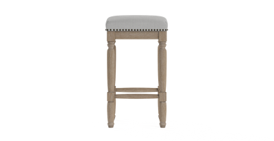 Brosa Clovis Set of 2 Counter Stools  - Cloud Grey, 65cm