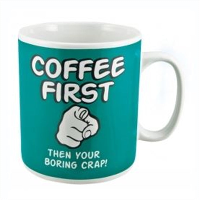 Coffee First Giant Mug | Auzzi Store