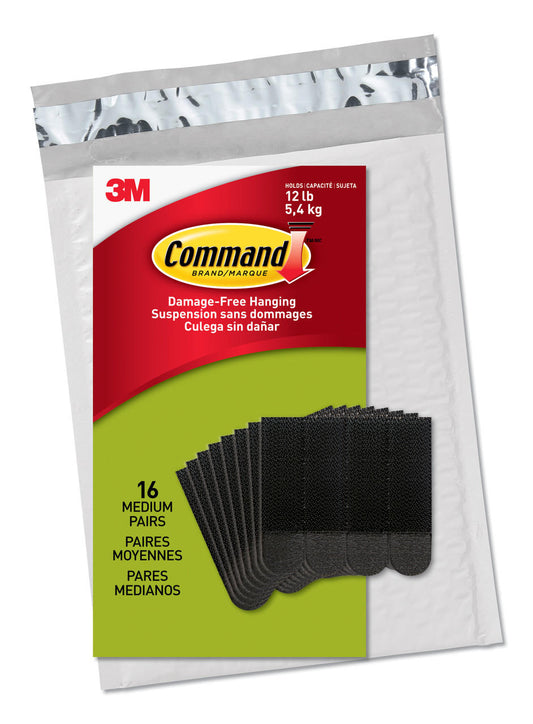 Command PH204BLK-16NA Value Pack Picture Hanging Strips, Medium, Black | Auzzi Store