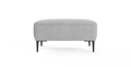 Brosa Como Ottoman - Gainsboro Grey