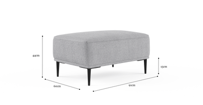 Brosa Como Ottoman (Gainsboro Grey)