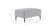 Brosa Como Ottoman (Gainsboro Grey)