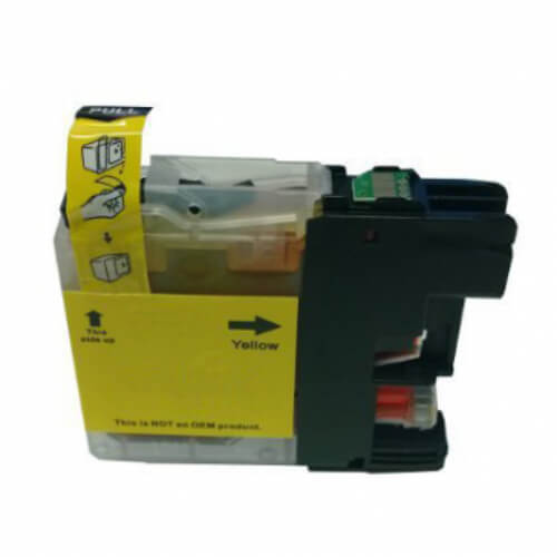 Compatible Premium Ink Cartridges LC133Y  Yellow Cartridge  - for use in Brother Printers | Auzzi Store