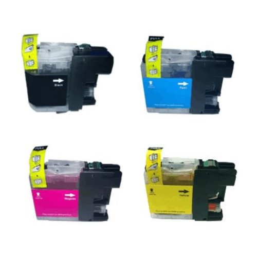 Compatible Premium Ink Cartridges LC233  Set of 4 - Bk/C/M/Y  - for use in Brother Printers | Auzzi Store