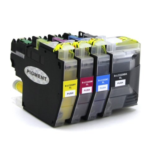 Compatible Premium Ink Cartridges LC3329XL  Set of 4 - Bk/C/M/Y  - for use in Brother Printers | Auzzi Store