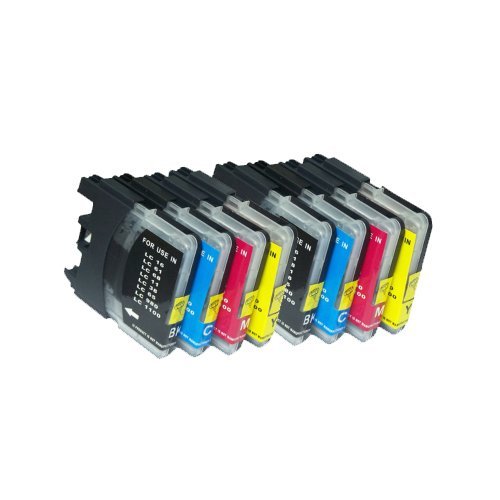 Compatible Premium Ink Cartridges LC67 / LC38  Set of 8 (Bk/C/M/Y x 2 ea)  - for use in Brother Printers | Auzzi Store