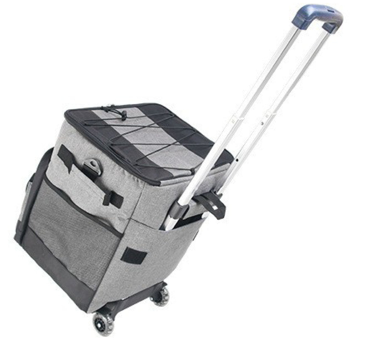 Cooler Picnic Bag Trolley Thermally Insulated - 36L - 60 cans - Grey - Drinks Food Cool Bag Rainproof | Auzzi Store
