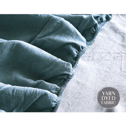 Cosy Club Sheet Set Cotton Sheets Double Blue Dark Blue | Auzzi Store