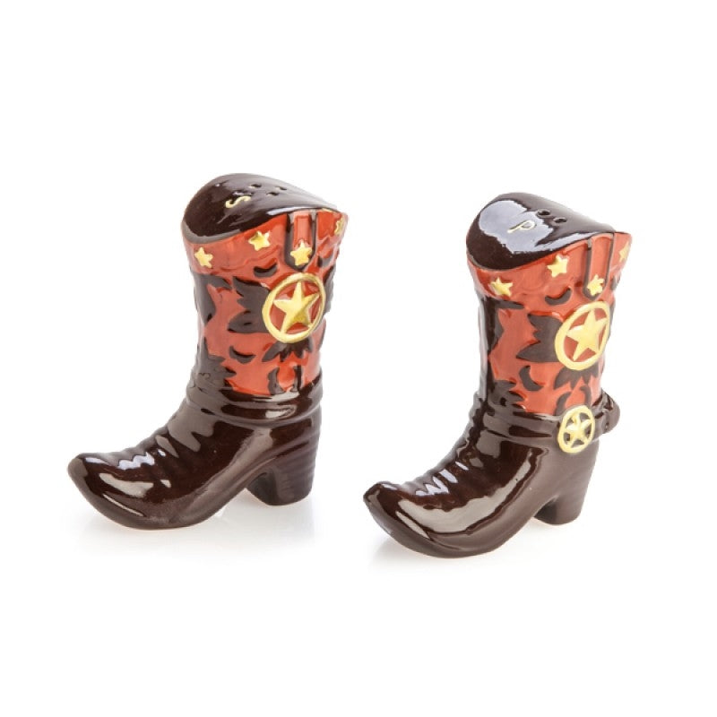 Cowboy Boots Salt Pepper Set | Auzzi Store