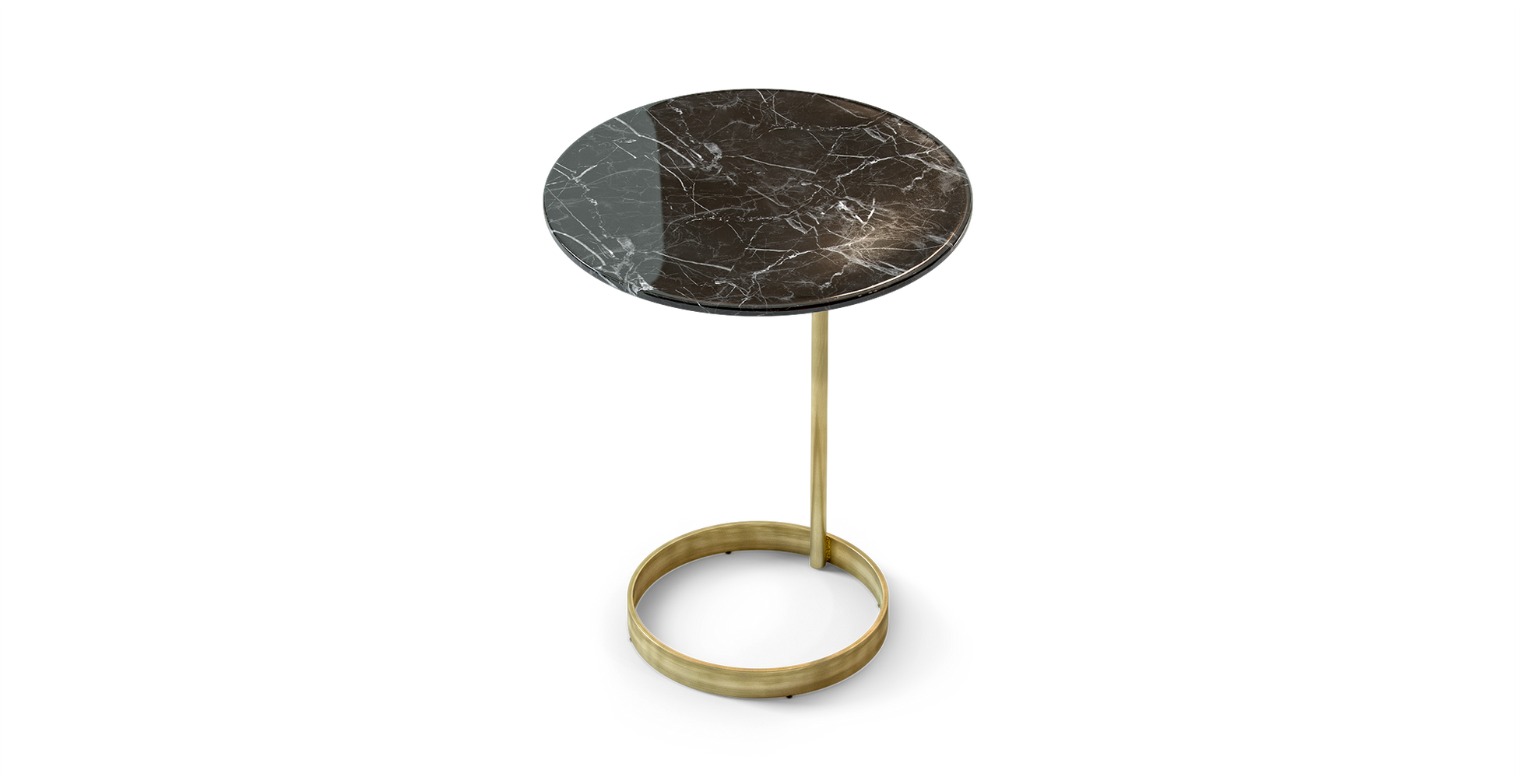 Brosa Cushla Side Table (Black Marble)