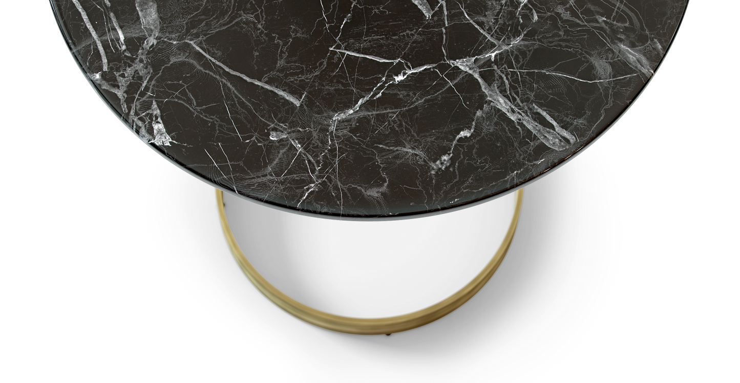 Brosa Cushla Side Table (Black Marble)