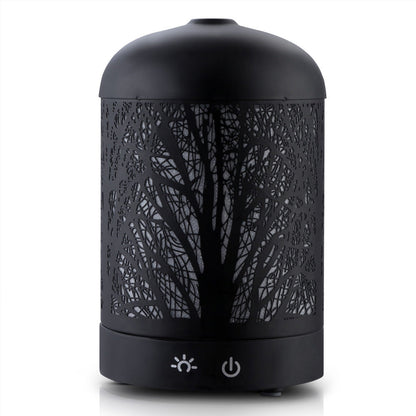 DEVANTI Aroma Diffuser Aromatherapy LED Night Light Iron Air Humidifier Black Forrest Pattern 160ml | Auzzi Store