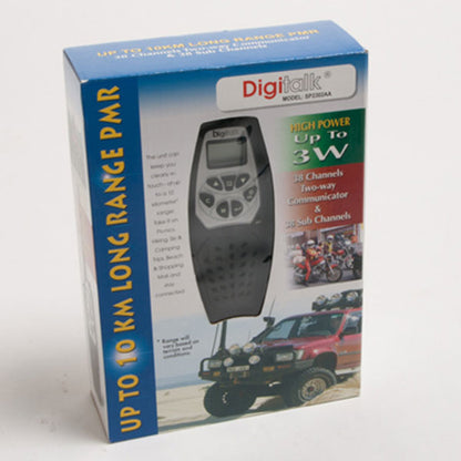 DIGITALK Personal Mobile Radio PMR-SP2302AA UHF CB Radio 3W up to 10km Range | Auzzi Store