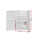 Artiss Shoe Rack DIY Set of 2 Storage Cube Stackable White – view 4 - Auzzistore