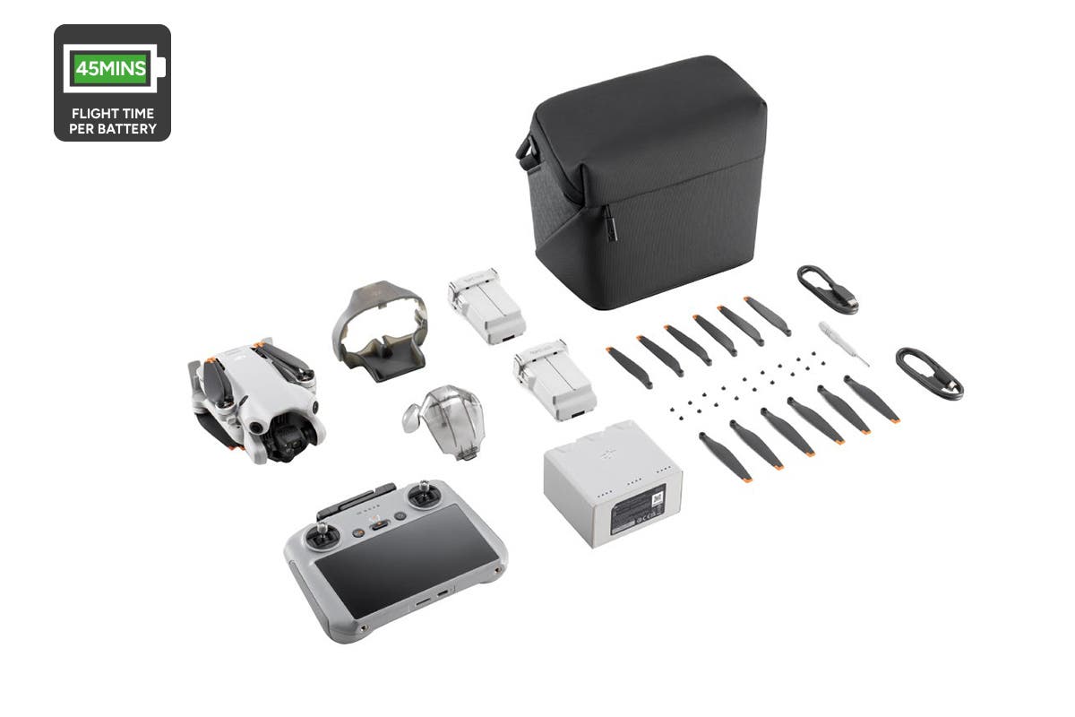 DJI Mini 4 Pro Drone  - Fly More Combo Kit | Auzzi Store