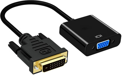 DVI to VGA Adapter,ABLEWE 1080p Active DVI-D to VGA Adapter Converter 24+1 Male to Female Adapter | Auzzi Store