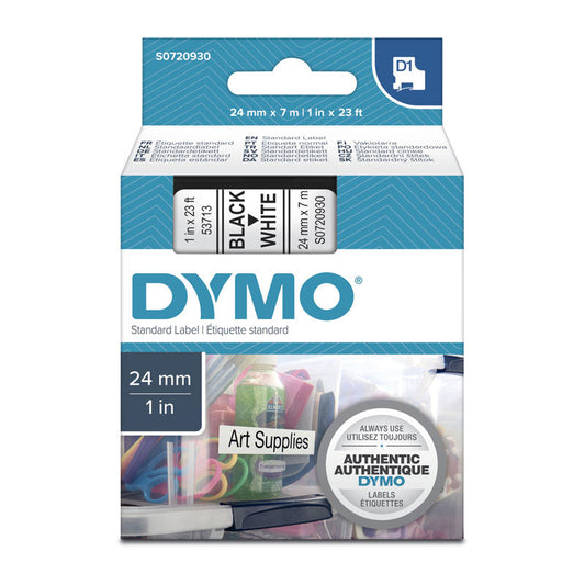 DYMO Black on White 24mmx7m Tape | Auzzi Store