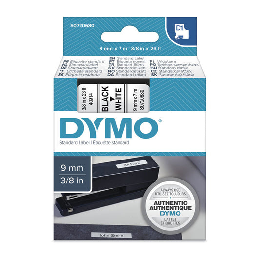 DYMO Black on White 9mm x7m Tape | Auzzi Store