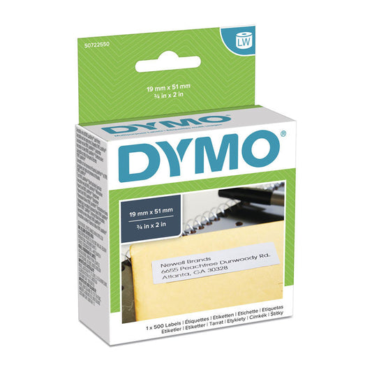 DYMO LW 19mm x 51mm White | Auzzi Store