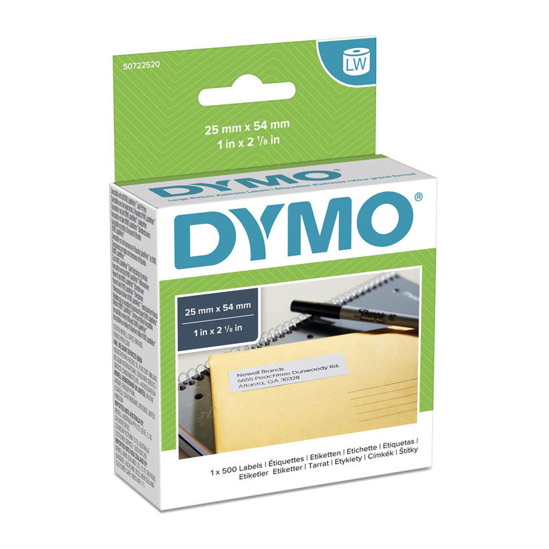 DYMO LW AddressLab 25mm x 54mm | Auzzi Store