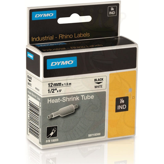 DYMO Rhino Tube Ht Shark 12mm White | Auzzi Store