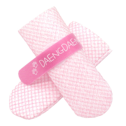 Daeng Daeng Shoes 28pc L Pink Dog Shoes Waterproof Disposable Boots Anti-Slip Socks | Auzzi Store