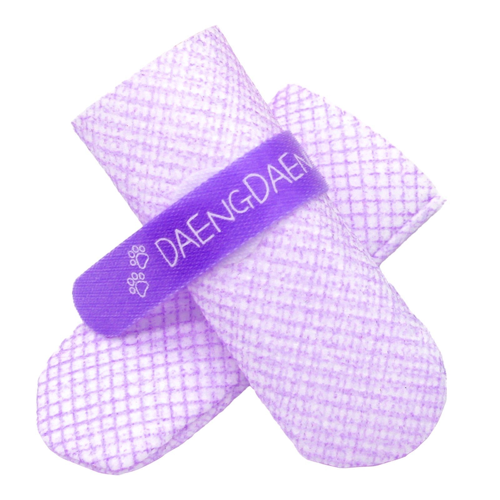 Daeng Daeng Shoes 28pc L Violet Dog Shoes Waterproof Disposable Boots Anti-Slip Socks | Auzzi Store