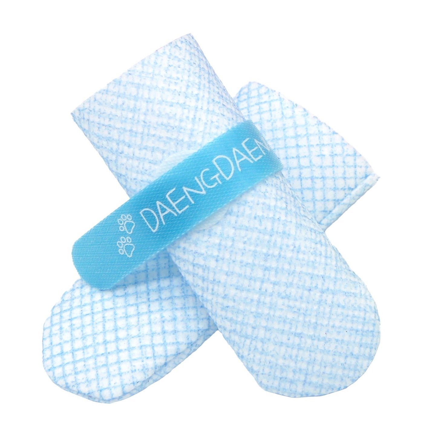 Daeng Daeng Shoes 28pc M Blue Dog Shoes Waterproof Disposable Boots Anti-Slip Socks | Auzzi Store