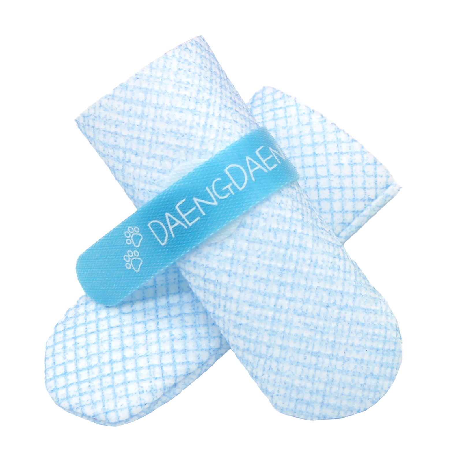 Daeng Daeng Shoes 28pc M Blue Dog Shoes Waterproof Disposable Boots Anti-Slip Socks | Auzzi Store