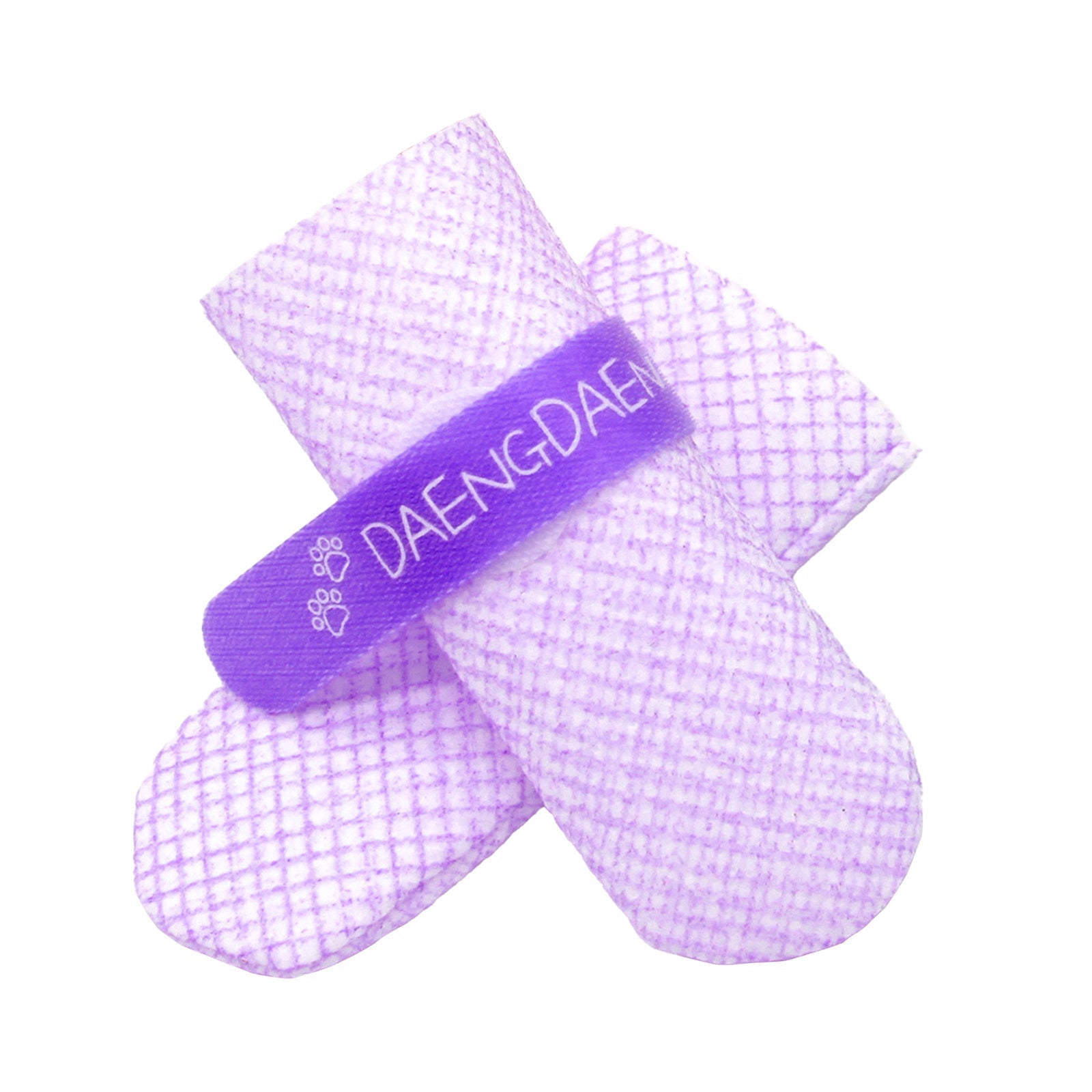 Daeng Daeng Shoes 28pc S Violet Dog Shoes Waterproof Disposable Boots Anti-Slip Socks | Auzzi Store
