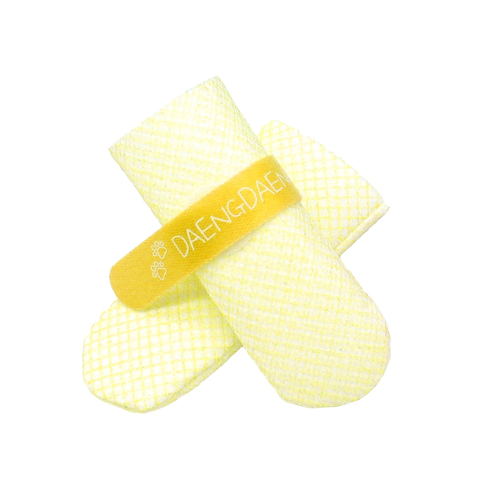 Daeng Daeng Shoes 28pc XS Yellow Dog Shoes Waterproof Disposable Boots Anti-Slip Socks | Auzzi Store