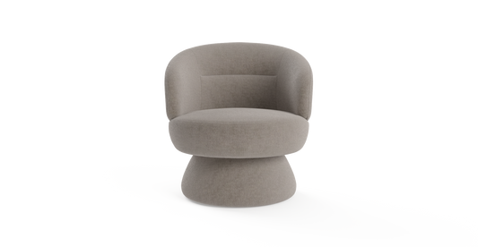 Brosa Dame Swivel Accent Chair (Fawn) - Auzzistore