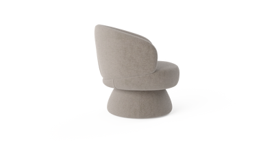 Brosa Dame Swivel Accent Chair - Fawn
