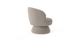 Brosa Dame Swivel Accent Chair (Fawn)
