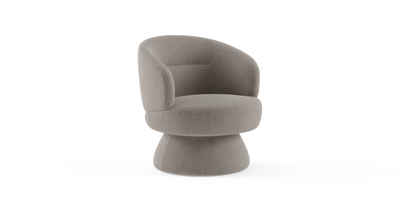 Brosa Dame Swivel Accent Chair - Fawn