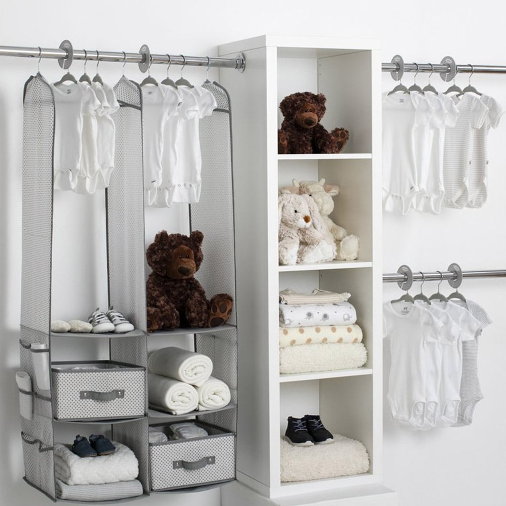 Delta Children 24 Piece Nursery Storage Set - Cool Grey Cool Grey | Auzzi Store