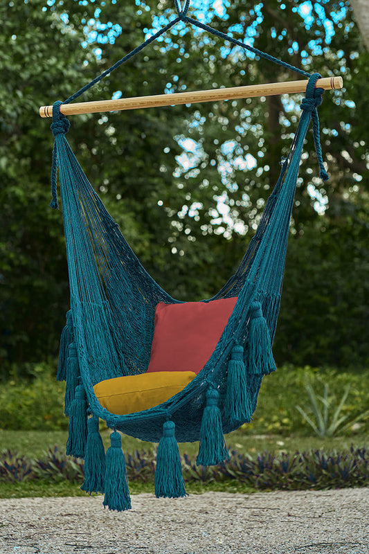 Deluxe Hammock Swing Chair in Plain in Bondi Colour | Auzzi Store