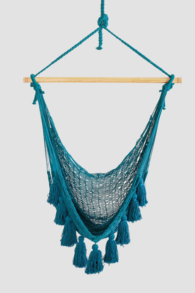 Deluxe Hammock Swing Chair in Plain in Bondi Colour | Auzzi Store