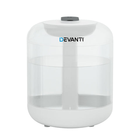 Devanti 1L Air Humidifier Ultrasonic Purifier Aroma Diffuser Essential Oil LED | Auzzi Store