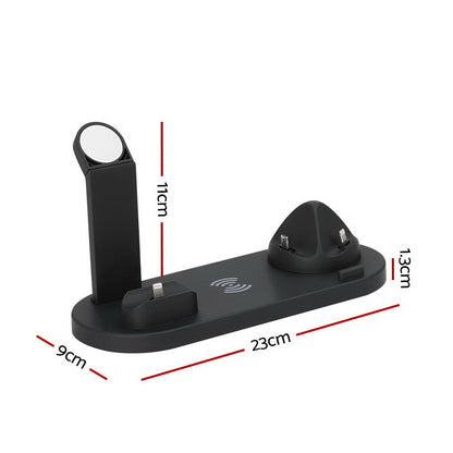 Devanti 4-in-1 Wireless Charger Dock Multi-function Charging Station for Phone | Auzzi Store
